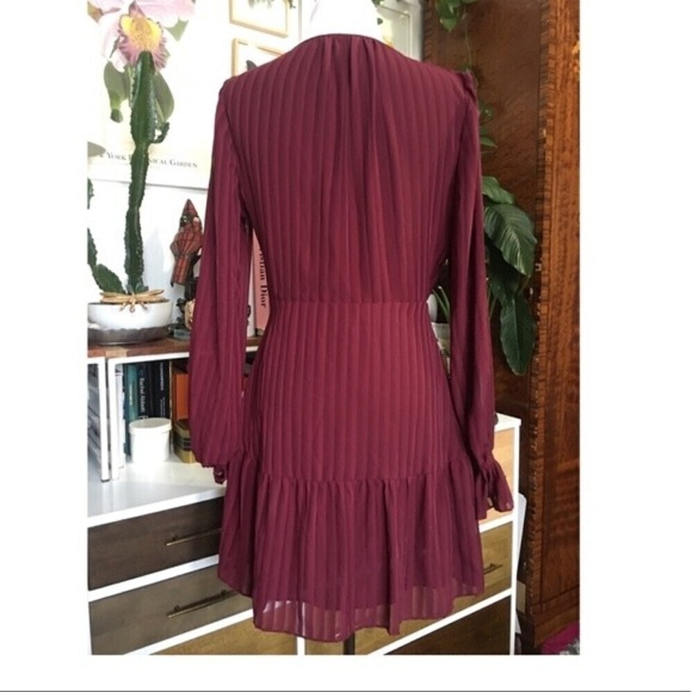 LINI Long Sleeve Ruffled Mini Dress - Picture 8 of 13